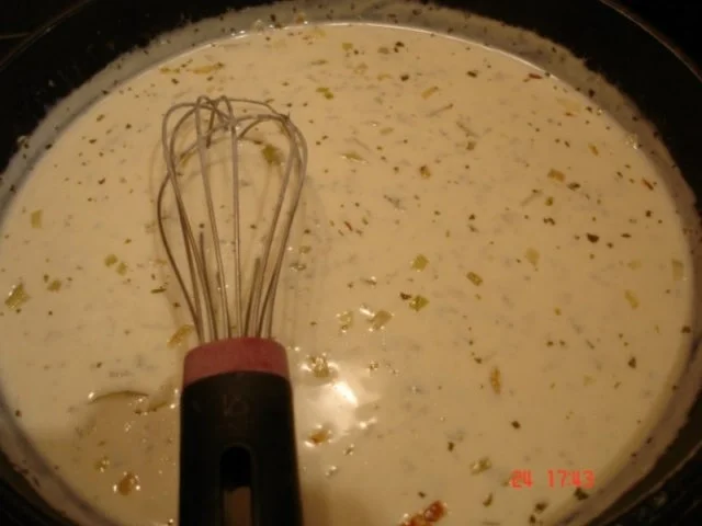 Rezept: Farfalle mit Käsesauce Bild Nr. 12 Farfalle mit Käsesauce - Rezept - Bild Nr. 12