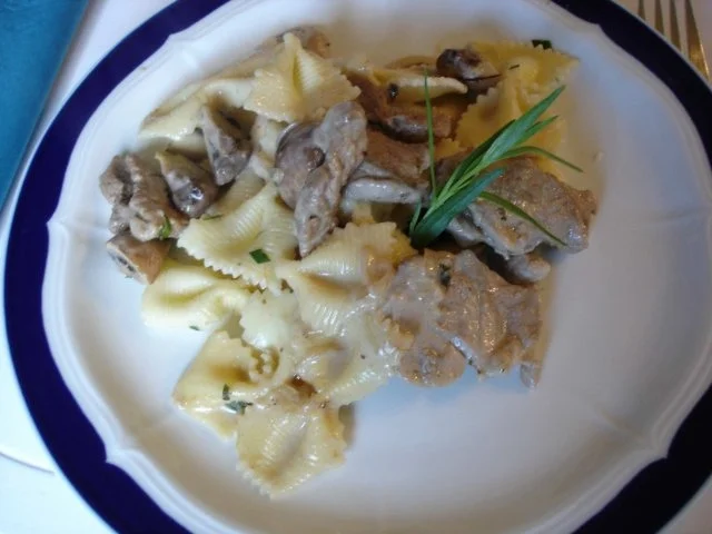 Farfalle mit Schweinefilet - Rezept