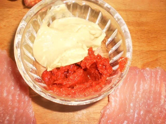 Gefüllte Schnitzelröllchen auf Linsengemüse - Rezept - Bild Nr. 4