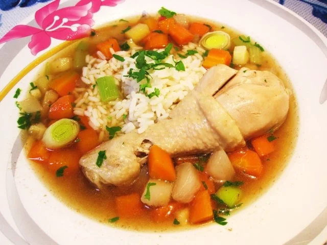 Ein schnelles Hühnersüppchen ... - Rezept - Bild Nr. 3