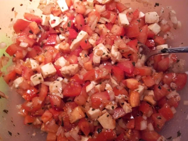 Tomatenlalat - Rezept