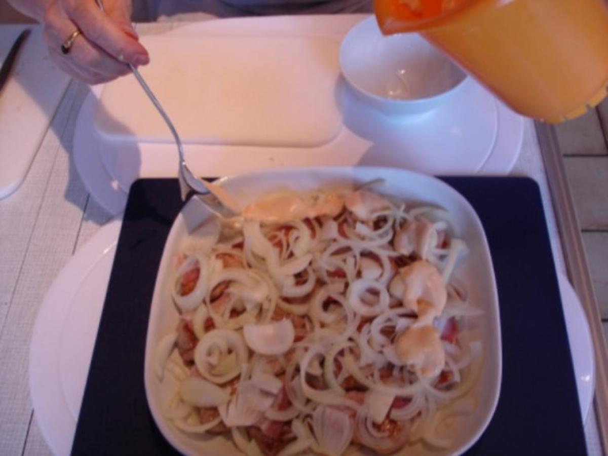 Filetkrüstchen mit Zwiebelhaube - Rezept - Bild Nr. 13