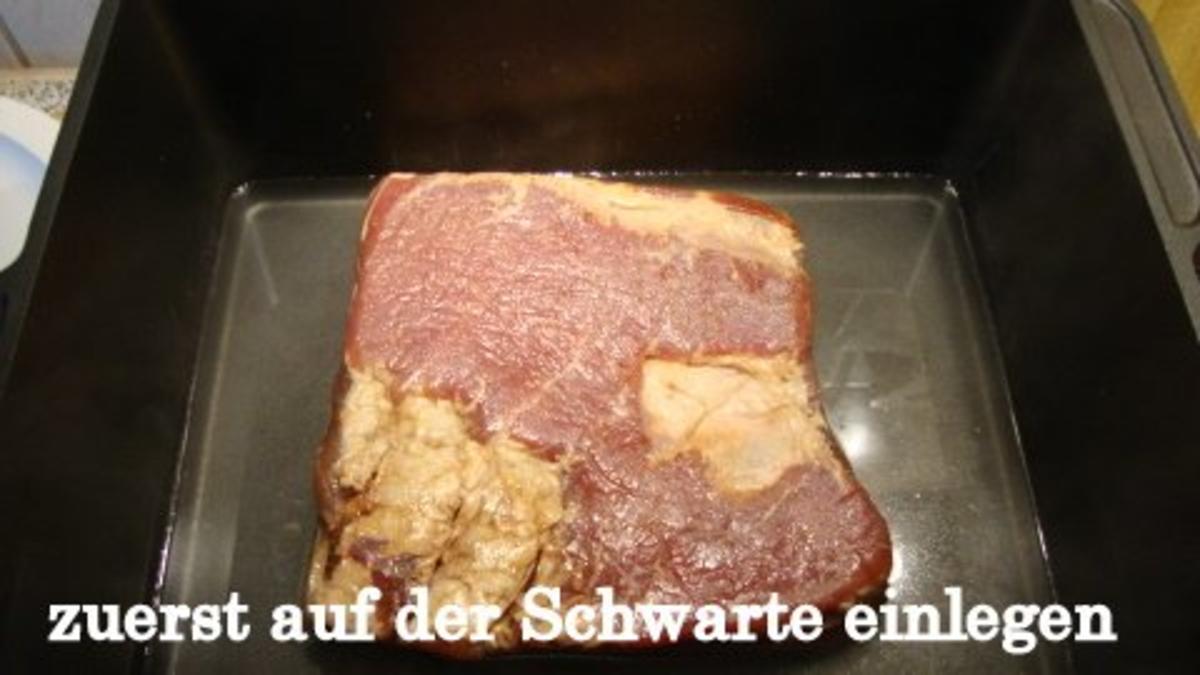 Gebratenes Schwein mit Kruste in Biersoße - Rezept - Bild Nr. 5