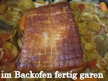 Gebratenes Schwein mit Kruste in Biersoße - Rezept - Bild Nr. 9