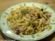 Nudeln in Lachs-Sahne - Rezept