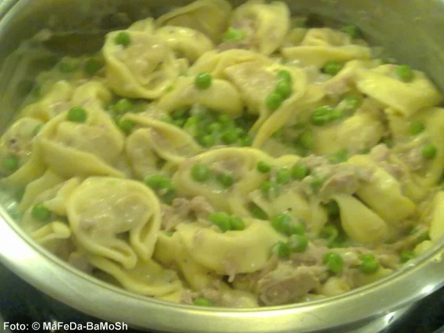 Erbsen-Thunfisch-Tortellini - Rezept - Bild Nr. 2