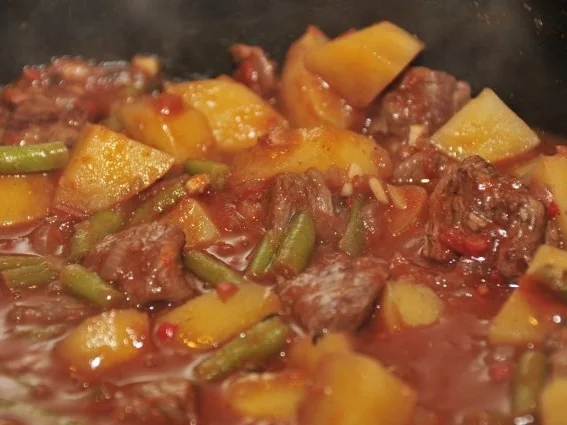 feurige Schmorpfanne mit Rotwein - Rezept - Bild Nr. 8