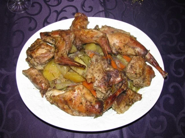 Rezept: Wild: Kaninchen auf Gemüsebett Bild Nr. 5 Wild: Kaninchen auf Gemüsebett - Rezept - Bild Nr. 5