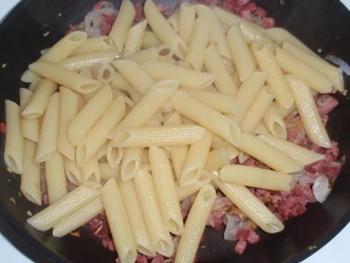 Mozzarella-Schinken-Nudeln - Rezept - Bild Nr. 6