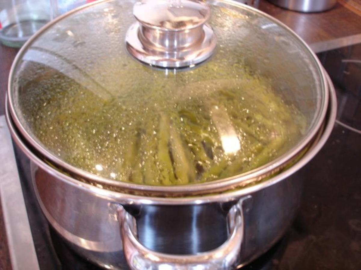 Gebackener Leberkäse mit grünen Bohnen und Möhren-Kartoffelpüree - Rezept - Bild Nr. 4