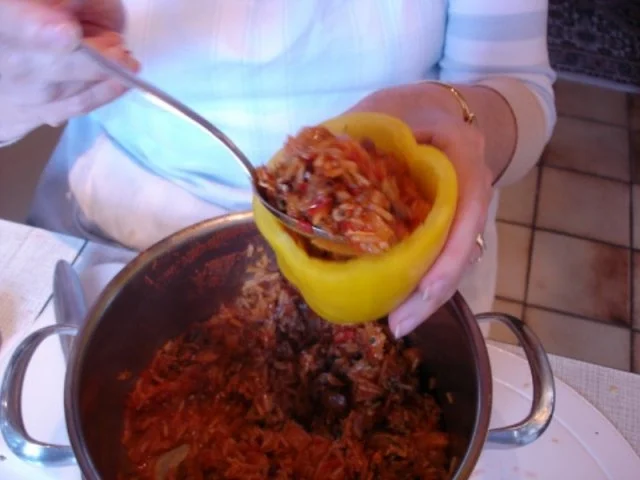 Rezept: Gefüllte Paprika Bild Nr. 4 Gefüllte Paprika - Rezept - Bild Nr. 4