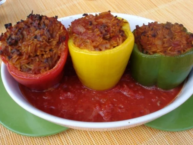 Rezept: Gefüllte Paprika Gefüllte Paprika - Rezept