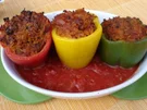 Rezept: Gefüllte Paprika Gefüllte Paprika - Rezept