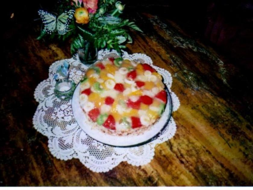 Gemischte Obsttorte Aida - einfach - 158 kcal/100g