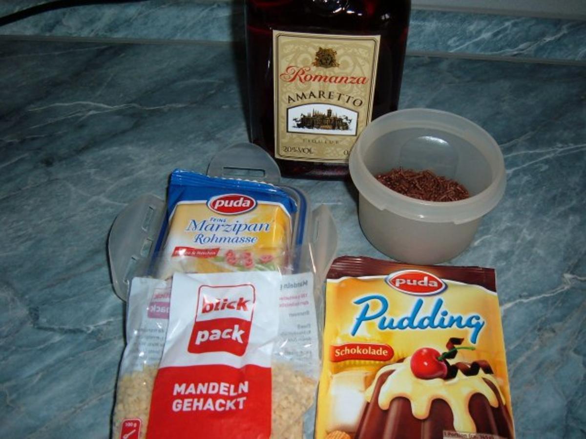 Dessert : Schoko Pudding mit Marzipan und Hicks ))))))) - Rezept - Bild Nr. 2