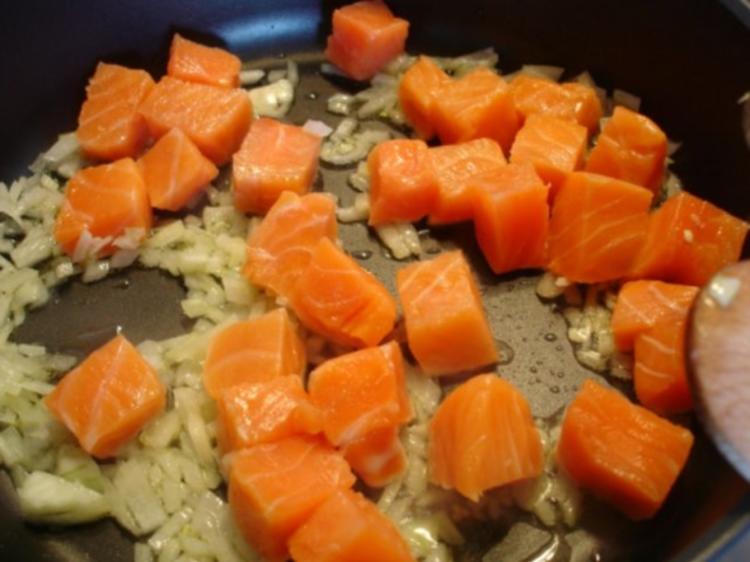 Grüne Bandnudeln mit Lachs - einfach - von MausVoh