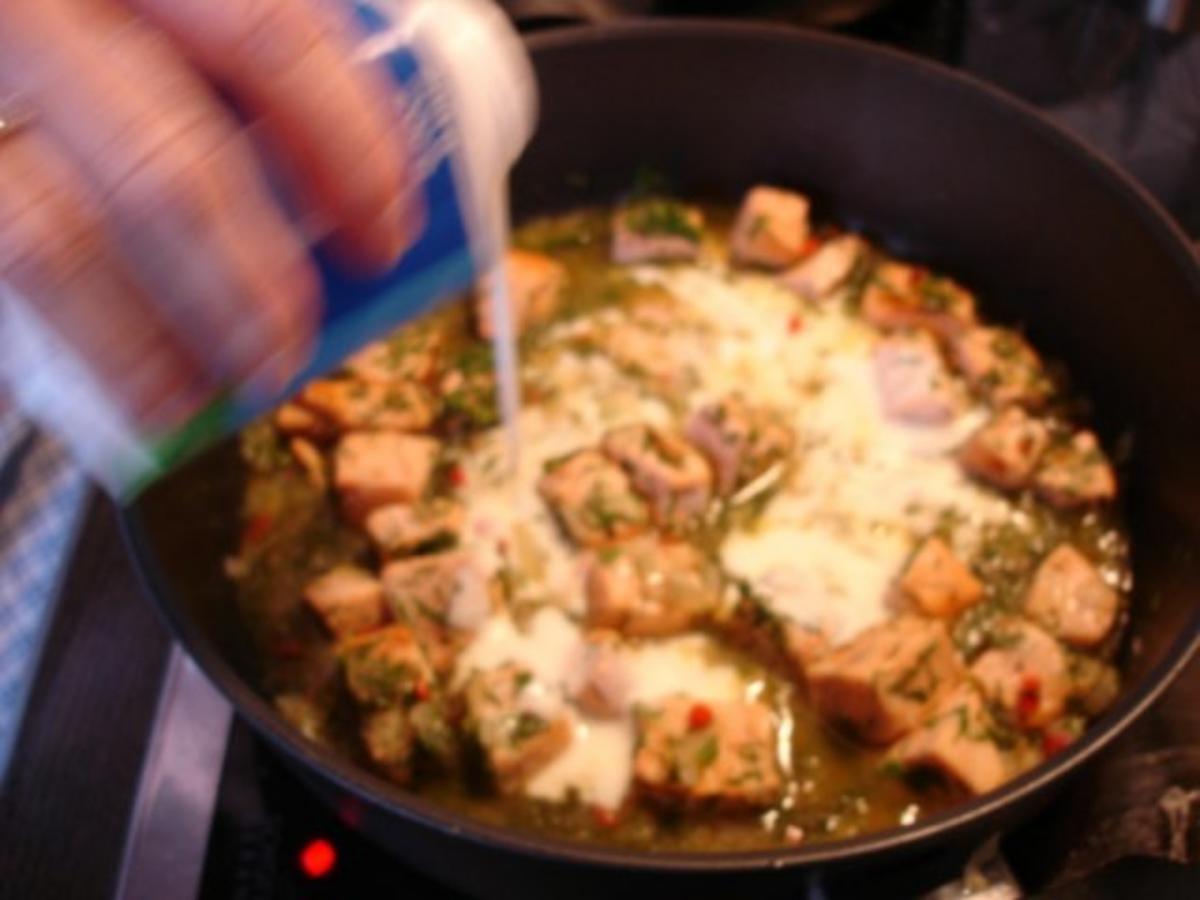 Grüne Bandnudeln mit Lachs - einfach - von MausVoh