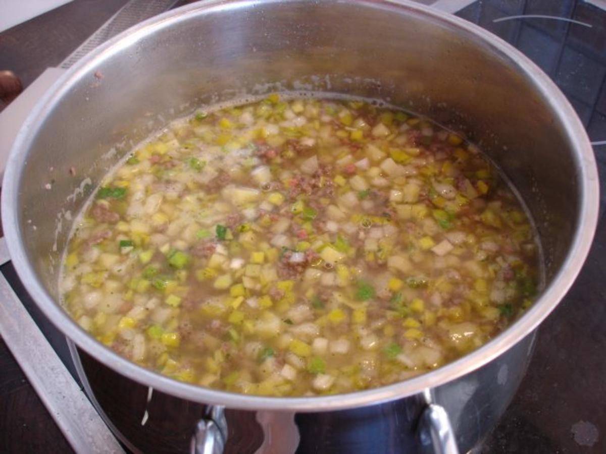 Hackfleisch-Lauch-Suppe - Rezept - Bild Nr. 7