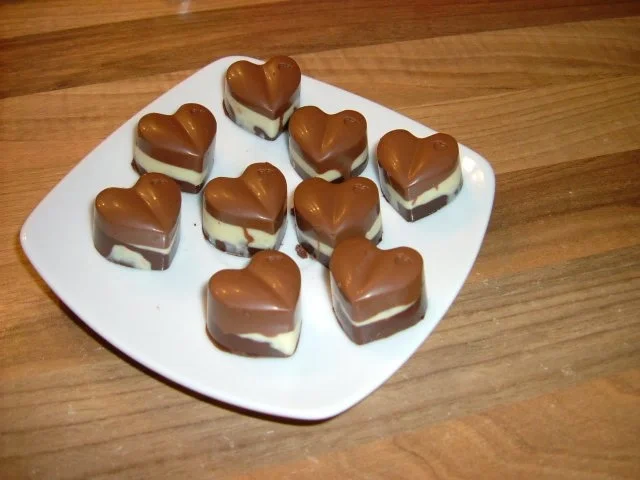 Rezept: Keks Pralinen schwarz weiß Keks Pralinen schwarz weiß - Rezept