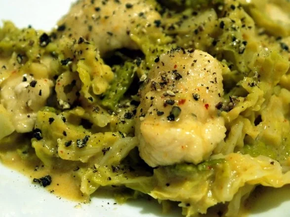 Wirsing-Hähnchen-Topf - Rezept