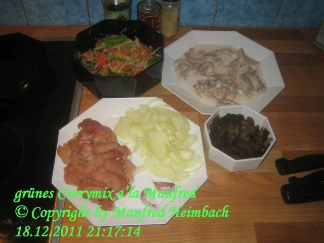 Rezept: Asiatisch – grünes Currymix a’la Manfred Bild Nr. 2 Asiatisch – grünes Currymix a’la Manfred - Rezept - Bild Nr. 2