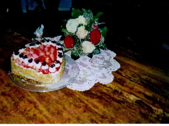 Rezept: Erdbeer-Muttertagsherz Erdbeer-Muttertagsherz - Rezept