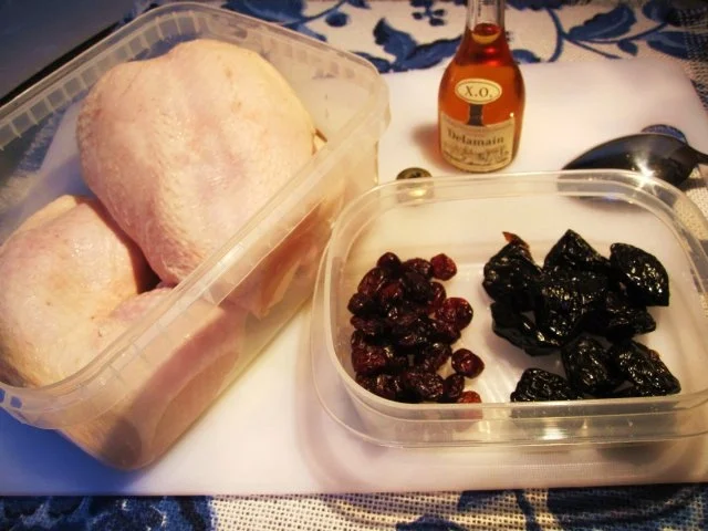 Rezept: Hühnchen mit beschwipstem Obst ... Bild Nr. 2 Hühnchen mit beschwipstem Obst ... - Rezept - Bild Nr. 2