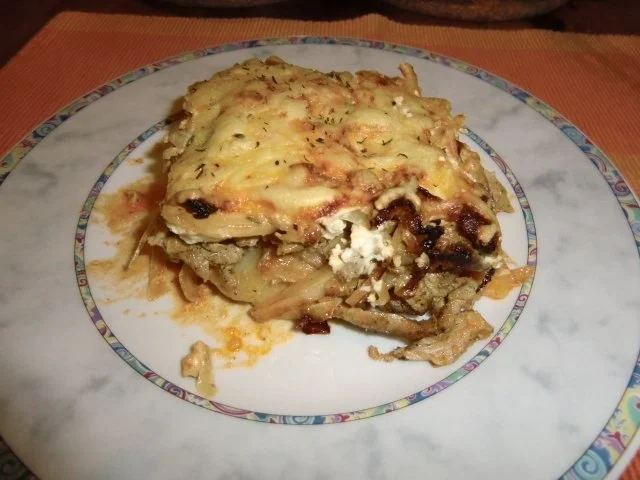 Ofen-Gyros mit Kartoffeln - Rezept