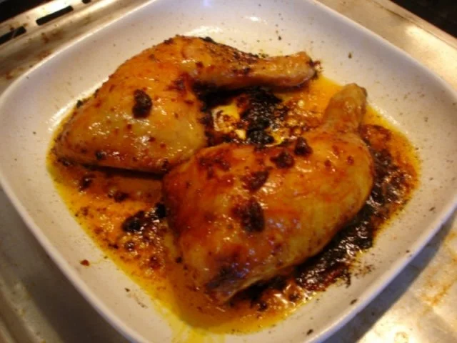 Knusprige Hähnchenkeulen mit Curryreis und Brokkoliröschen - Rezept - Bild Nr. 8