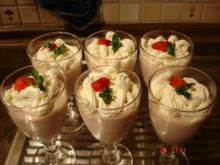 Kokosnuss-Erdbeer-Dessert - Rezept