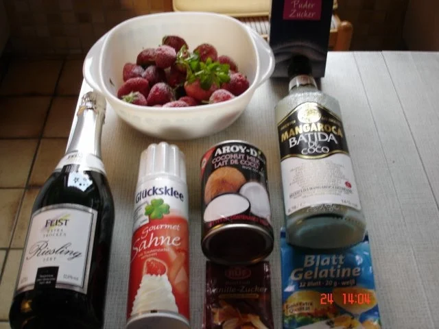 Kokosnuss-Erdbeer-Dessert - Rezept - Bild Nr. 2