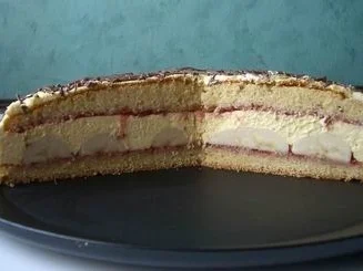 Beschwipste Bananentorte - Rezept