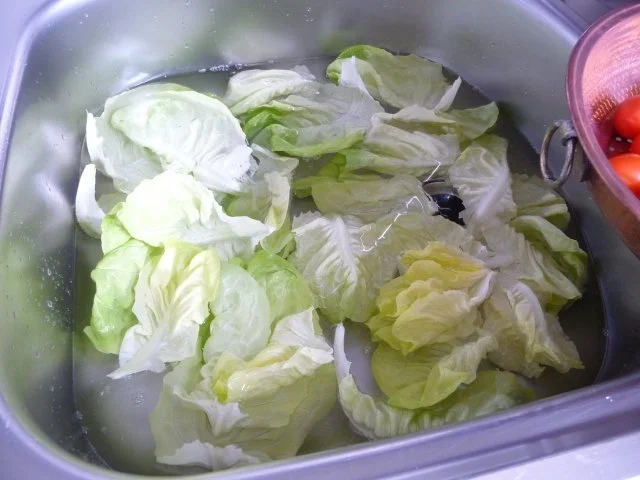 Rezept: Suppen & Eintopf : Maultaschensuppe mit Ei und einen Salat dazu Bild Nr. 6 Suppen & Eintopf : Maultaschensuppe mit Ei und einen Salat dazu - Rezept - Bild Nr. 6