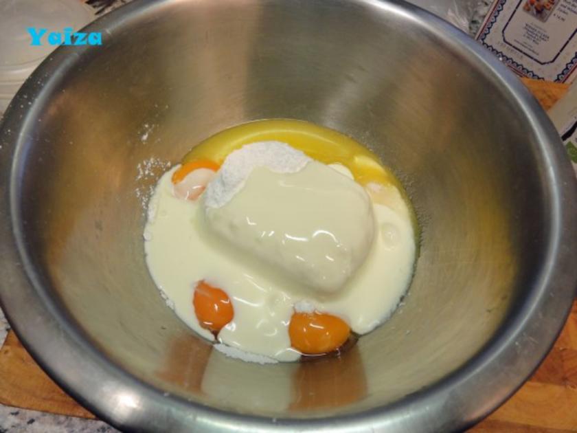 Überbackene Topfenpalatschinken - einfach - 390 kcal/100g