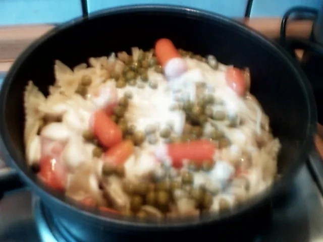 Bunter Schmelzkäsenudeltopf - Rezept - Bild Nr. 6