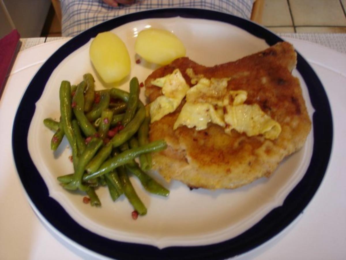 Kotelett mit Speckbohnen und Kartoffeln - Rezept - kochbar.de