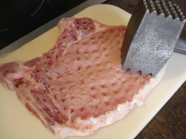 Kotelett mit Speckbohnen und Kartoffeln - Rezept - Bild Nr. 5