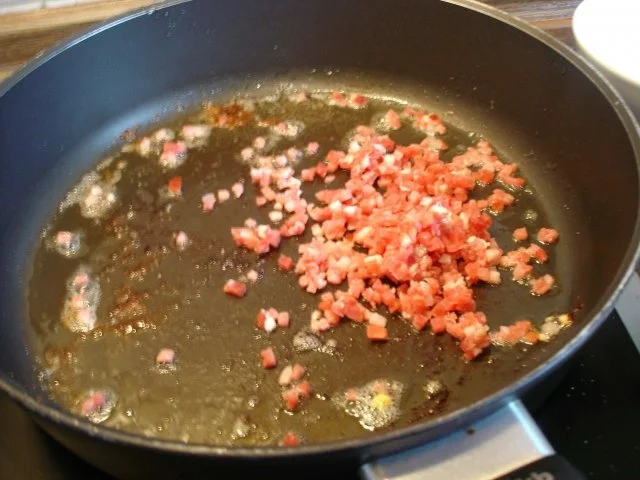 Kotelett mit Speckbohnen und Kartoffeln - Rezept - Bild Nr. 12