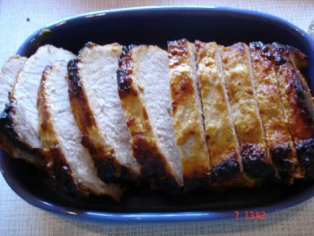 Lummerbraten gegrillt mit Rosmarinkartoffeln und Bohnen - Rezept - Bild Nr. 5