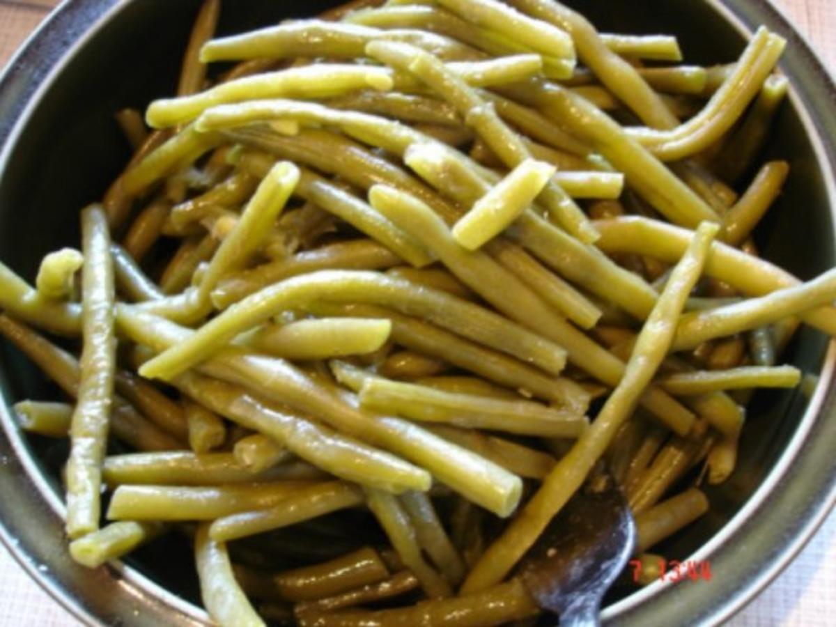 Lummerbraten gegrillt mit Rosmarinkartoffeln und Bohnen - Rezept - Bild Nr. 13