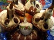 Cupcakes-Candle  - Weihnachts-Kerzen-Muffin - Rezept