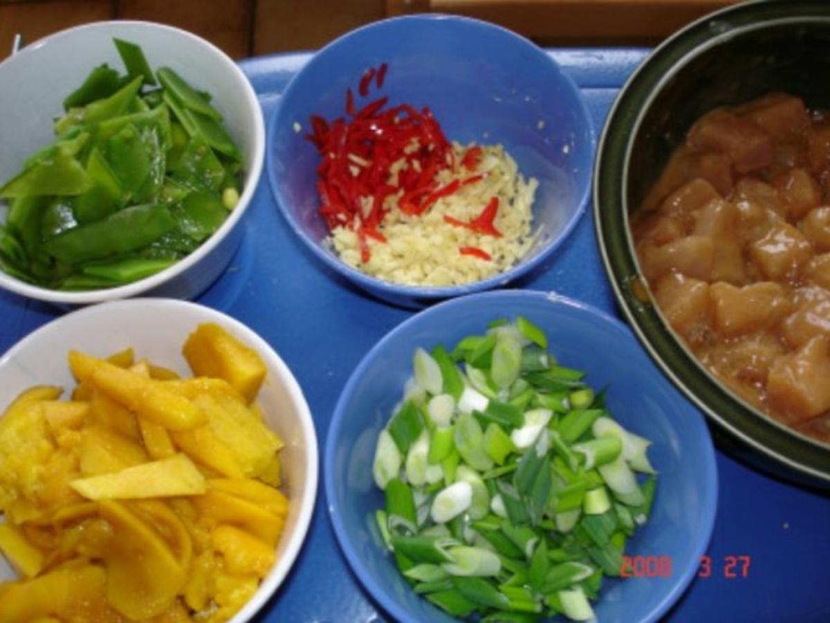 Mangohähnchen mit Curcuma Reis - Rezept - Bild Nr. 4