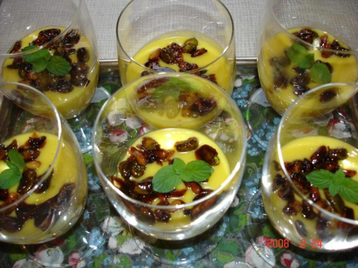 Mangocreme mit gemischten Nüssen - Rezept - Bild Nr. 2