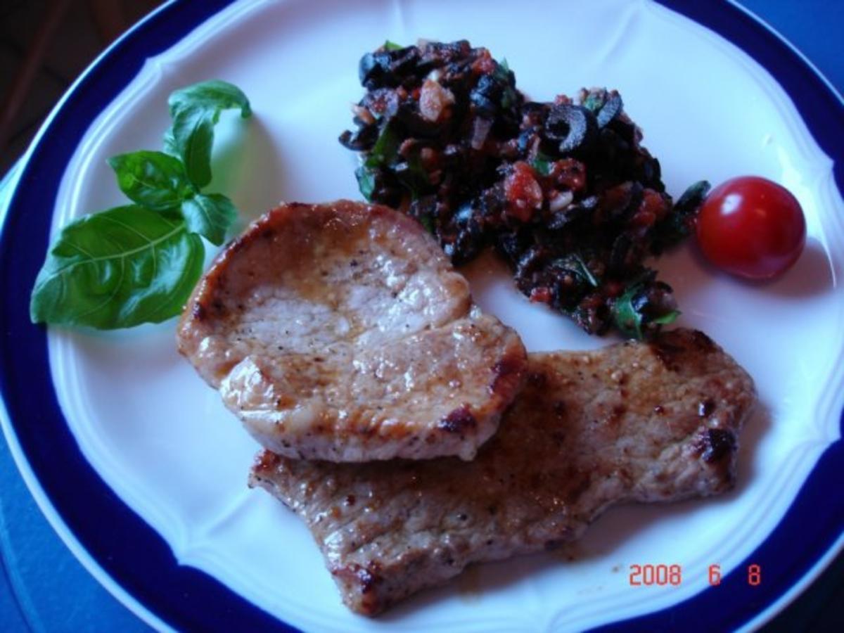 Mediterranes Schnitzel mit Olivensauce - Rezept - kochbar.de