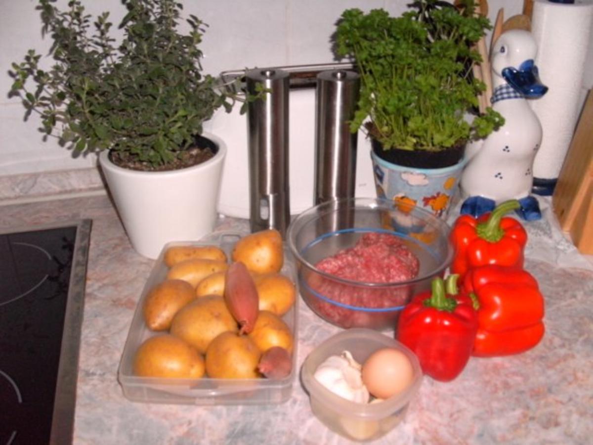 Gefüllte Paprika-Kartoffeln - Rezept - Bild Nr. 2