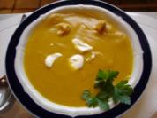 Möhrensuppe mit Fleischwurst - Rezept