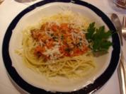Nudeln mit Hackfleischsoße - Rezept