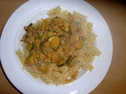 Nudel - Gemüse Teller - Rezept
