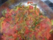 geschmorte Paprika - Rezept