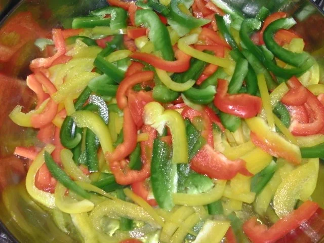 Rezept: geschmorte Paprika Bild Nr. 2 geschmorte Paprika - Rezept - Bild Nr. 2